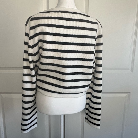 Jessica Simpson Nautical Striped Cardigan Sz L NWT - Picture 3 of 9